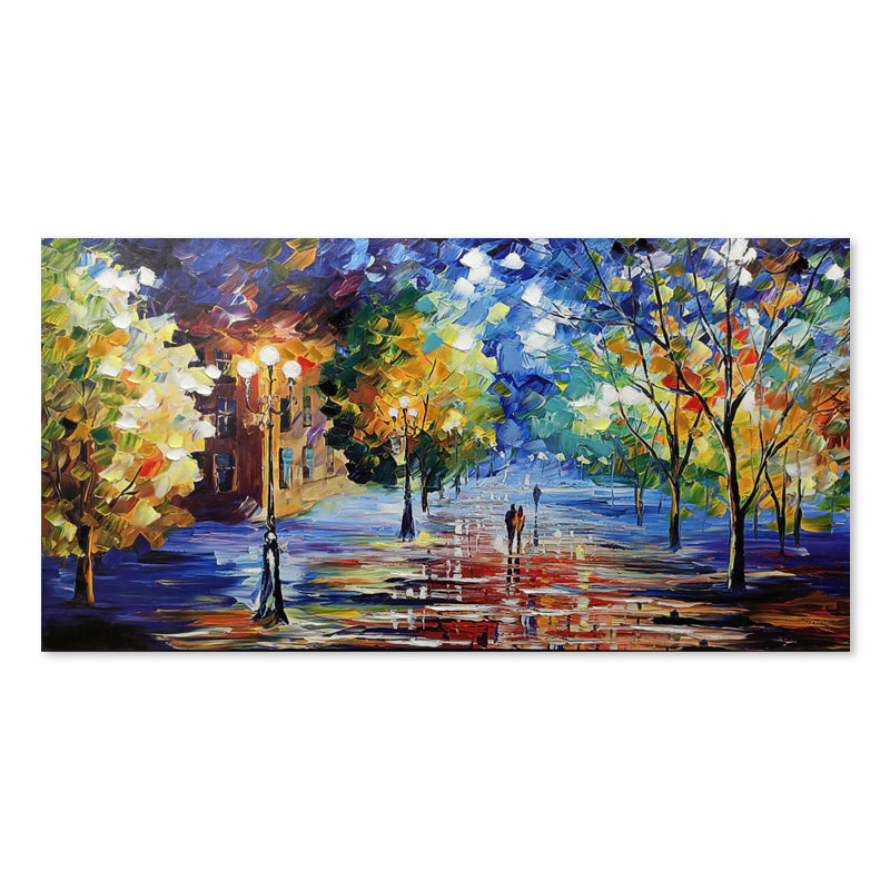 Evening Reflections - Embellished Canvas Print 100x200cm - EA376