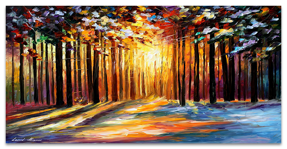 Large Scale Leonid Afremov Embellished Art - 100x200cm - EA376