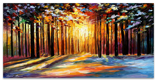 Large Scale Leonid Afremov Embellished Art - 100x200cm - EA376