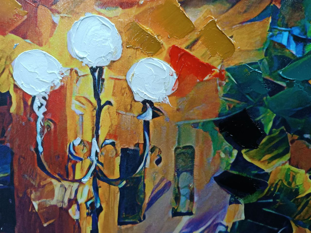 Evening Reflections - Embellished Canvas Print 100x200cm - EA376