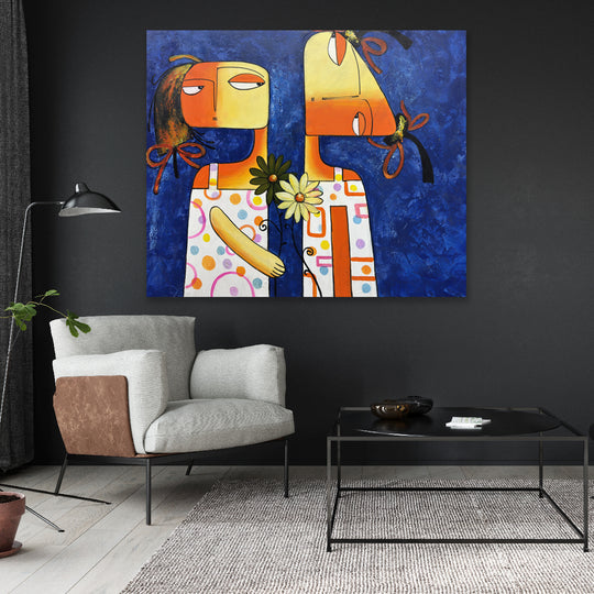 Shared Blooms - Embellished Art - EA386 - 100x120cm