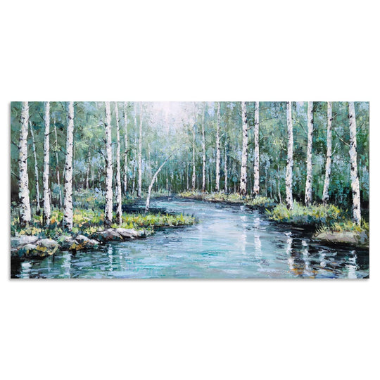 Forest River Glow - Embellished Art - EA446 - 60X120cm