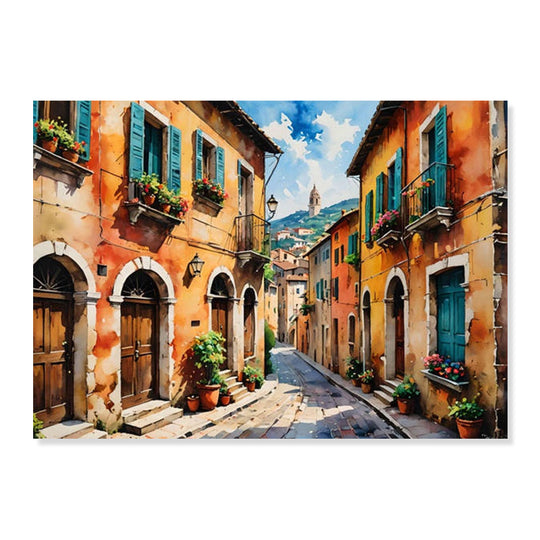 Tuscan Charm - Embellished Art - EA451 - 50x70cm - Priceless ART:  Australia's Largest Range of Affordable ART