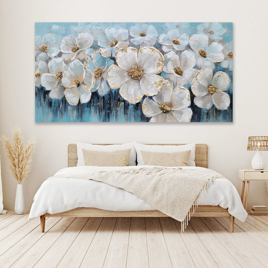 Golden Bloom Meadow - Embellished Art - EA454