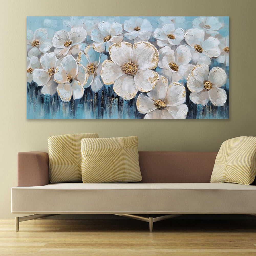 Golden Bloom Meadow - Embellished Art - EA454