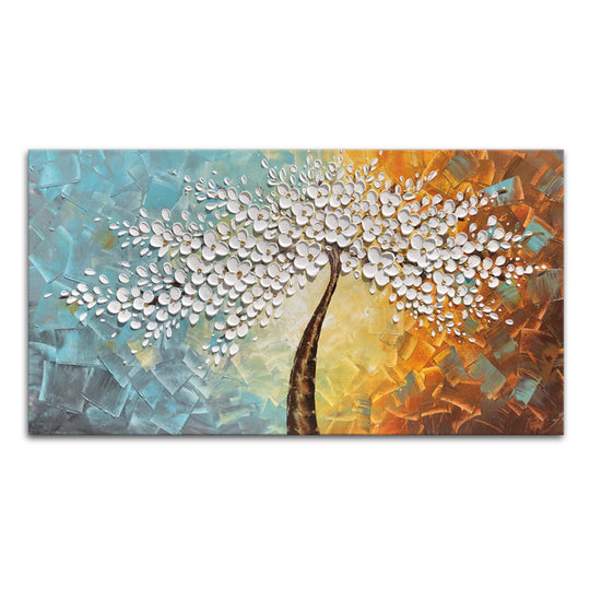Floral Delight - Hand Embellished Canvas Art - EA853