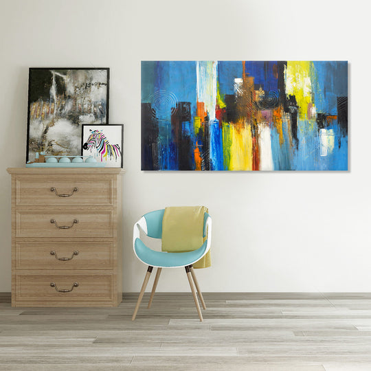 Urban Reflections - Embellished Canvas Art - Assorted Sizes - EBA103