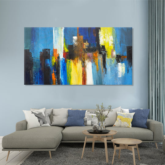 Urban Reflections - Embellished Canvas Art - Assorted Sizes - EBA103