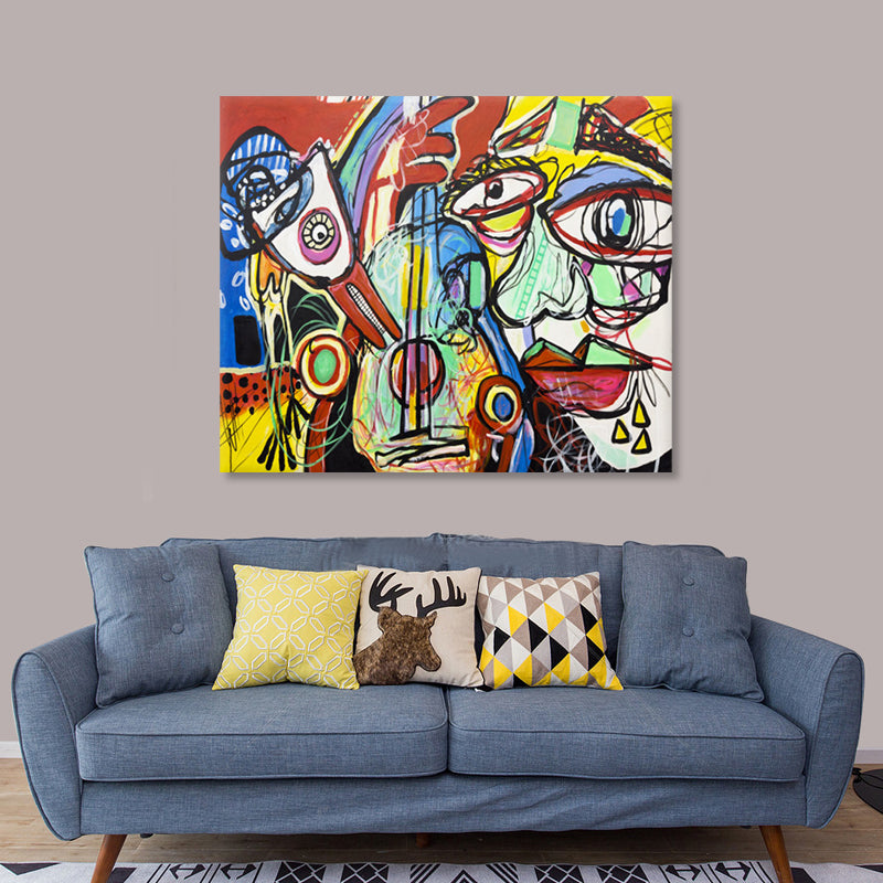 Abstract Rhythm - Embellished Canvas Art - 100x120cm - EBA107