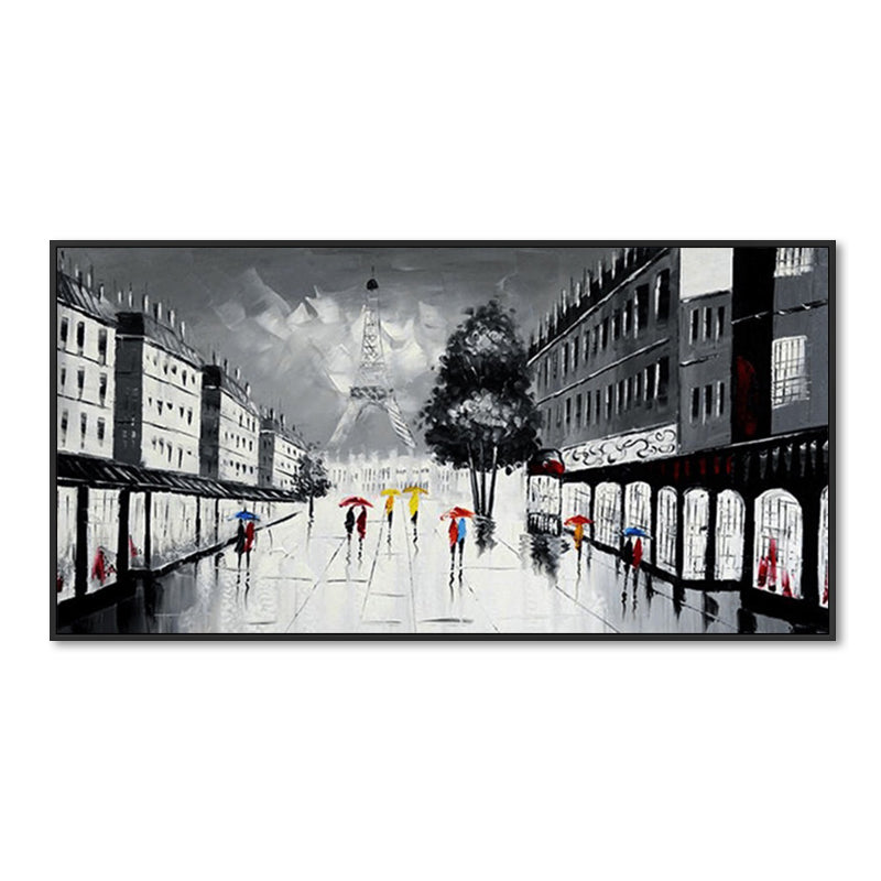 Romance in France - Embellished Canvas Art - Multiple Sizes