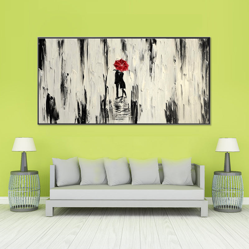 Red Umbrella Romance - Embellished Art with Shadow Frame - FA78B - Asst Sizes - Priceless ART:  Australia's Largest Range of Affordable ART