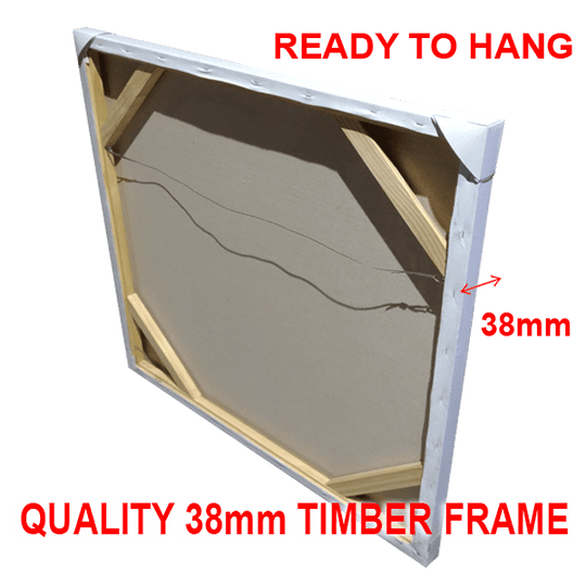 Stripes & Bliss - Canvas Print ART-CN157-60x60cm