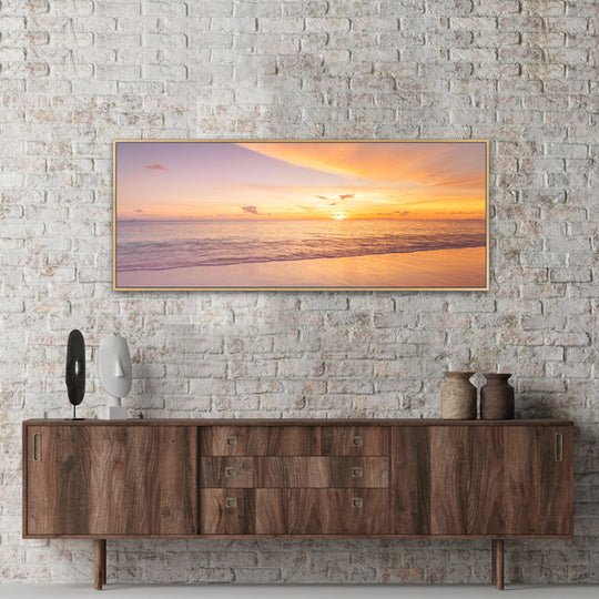 Shoreline Bliss - Shadow Framed Art - JP114 - 80x200cm