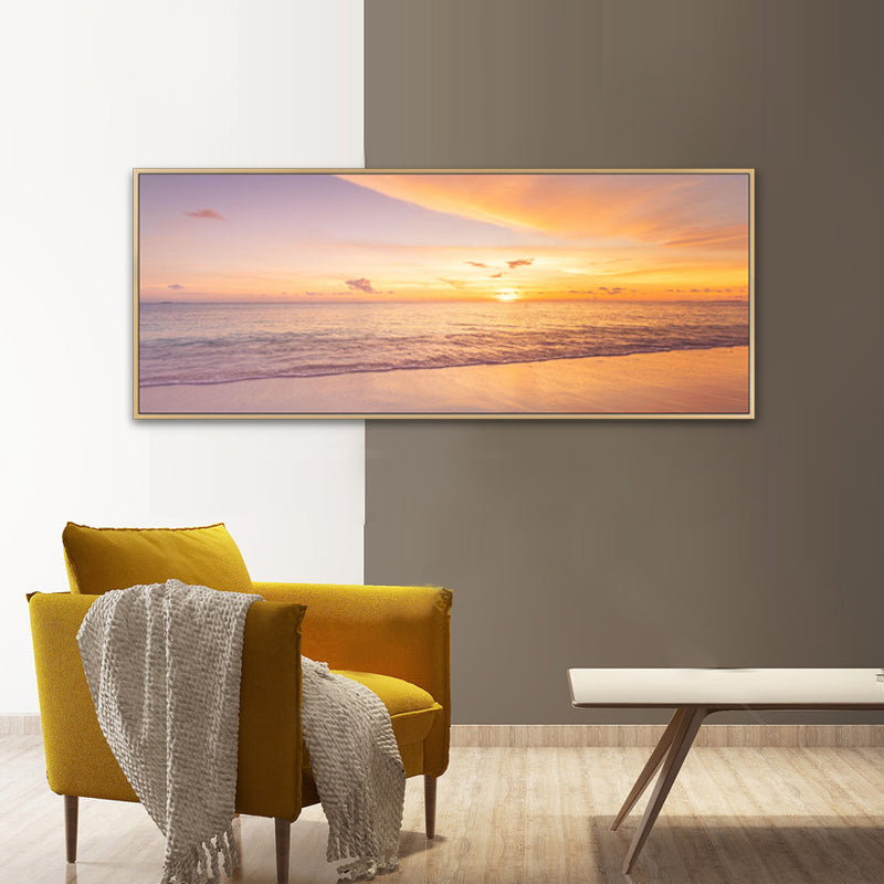 Shoreline Bliss - Shadow Framed Art - JP114 - 80x200cm