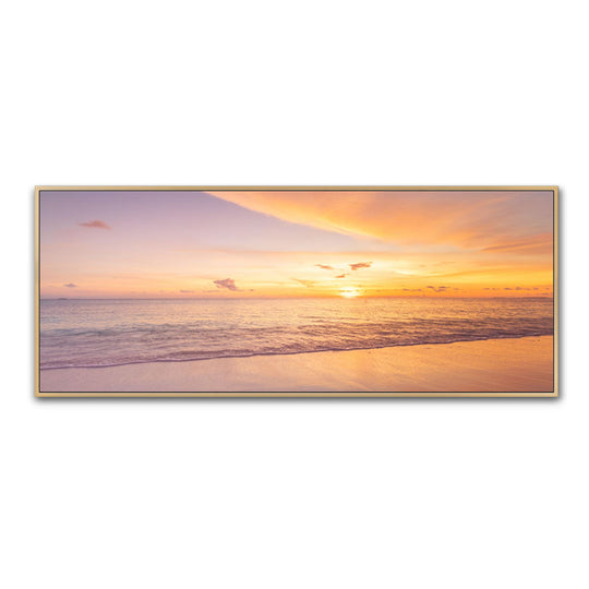 Shoreline Bliss - Shadow Framed Art - JP114 - 80x200cm