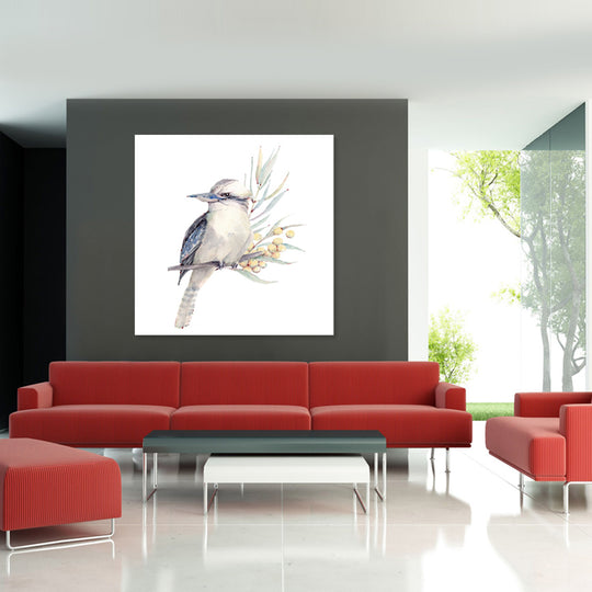 Whispering Kookaburra - Canvas Art Print - JP250