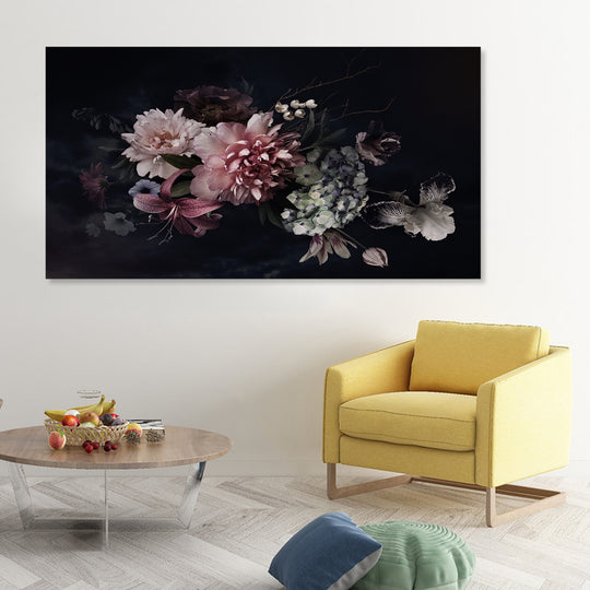 Floral Elegance - Canvas Art Print - JP253 - 80x150cm
