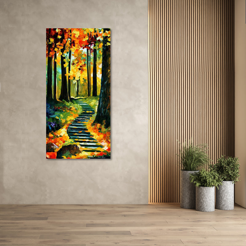 Path amid Serenity - Leonid Afremov Canvas Print - JP282