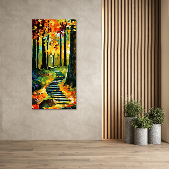Path amid Serenity - Leonid Afremov Canvas Print - JP282