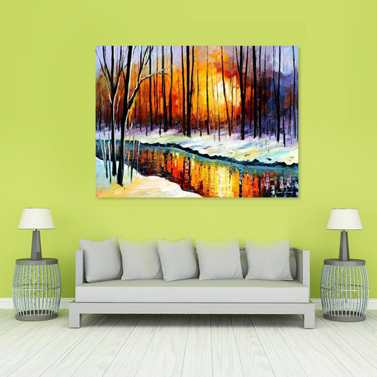 Cool Serenity - Leonid Afremov Canvas Print - JP303