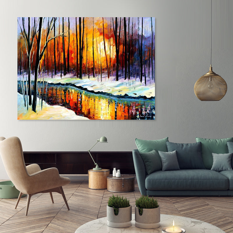 Cool Serenity - Leonid Afremov Canvas Print - JP303