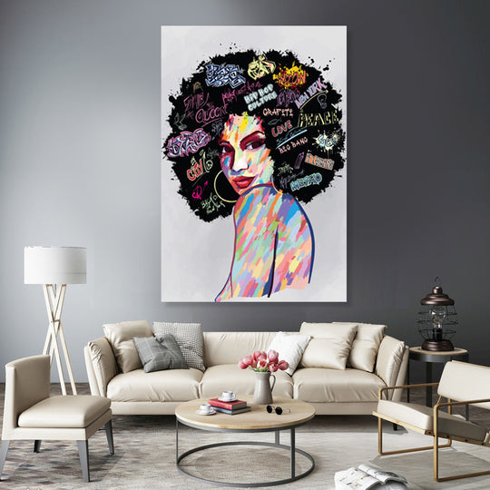 Urban Queen - Ready to Hang Canvas Print - JP384 - 80x120cm