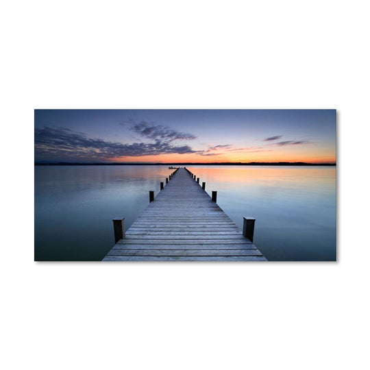 Jetty Horizon - Large Scale Canvas Print Art - JP524 - 100x200cm