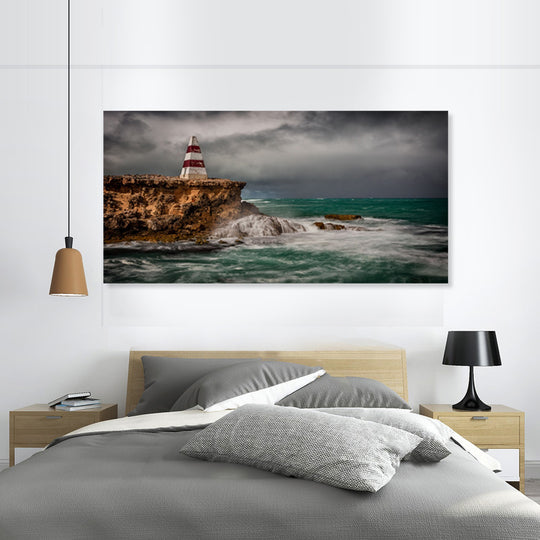 Stormy Seas - Robe South Australia, Ready to Hang Canvas Print - JP770 - 60x120cm