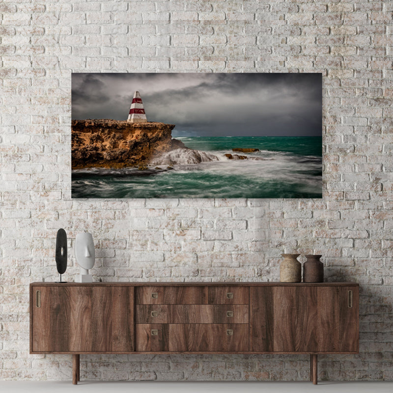 Stormy Seas - Robe South Australia, Ready to Hang Canvas Print - JP770 - 60x120cm