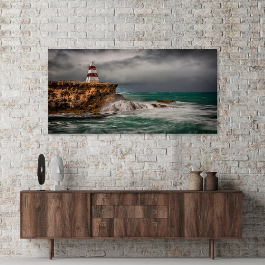 Stormy Seas - Robe South Australia, Ready to Hang Canvas Print - JP770 - 60x120cm
