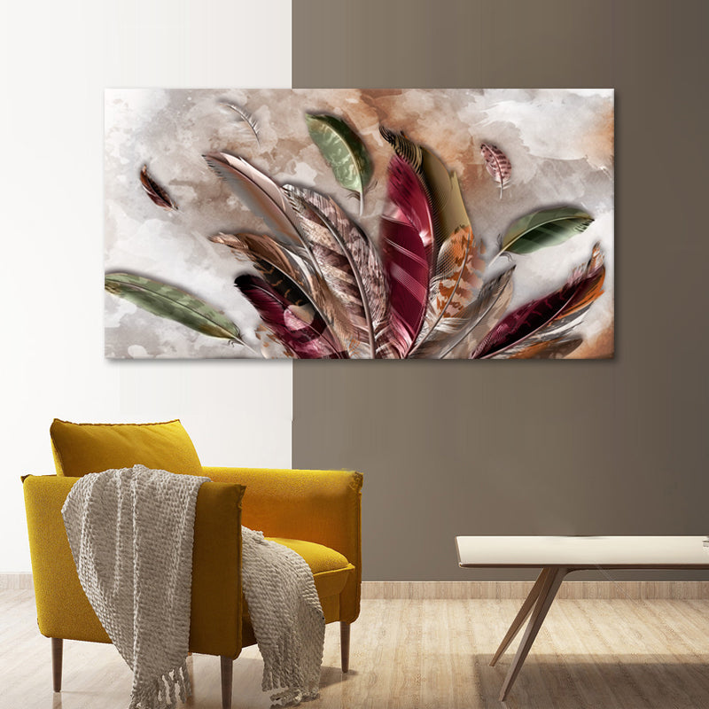 Bohemian Feathers Canvas Print - Assorted Sizes - JP776