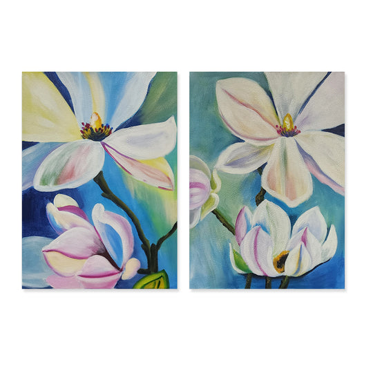 Magnolia Bliss – Diptych - Hand Painted Art - Set of 2 x 50x70cm -  MTO-259