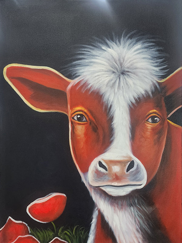 Gentle Gaze - Hand Painted Art - 60x80cm - MTO-273