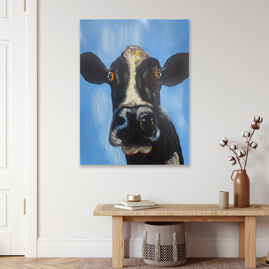 Curious Encounter - Hand Painted Art - 60x80cm - MTO-278