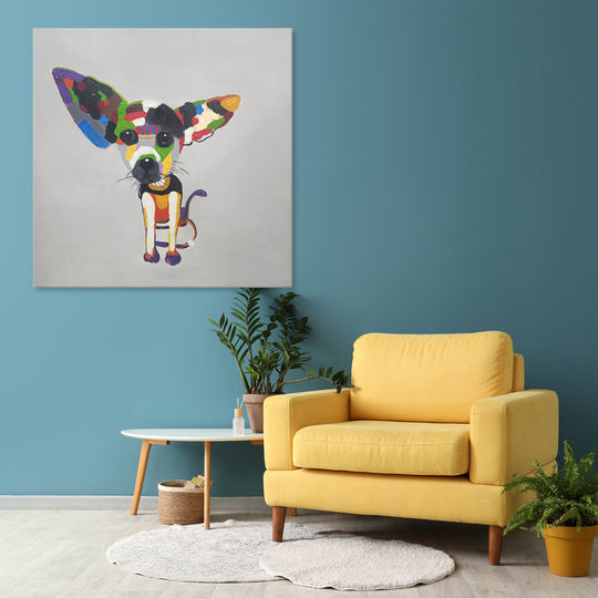 Hand Painted Art, Ready to hang 100x100cm, MTO-286