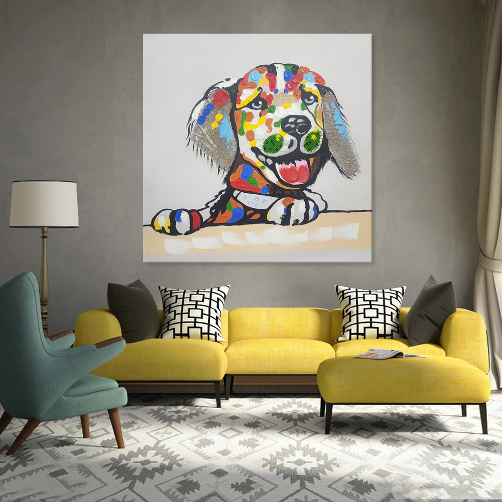 Hand Painted Art, Ready to hang 100x100cm, MTO-290