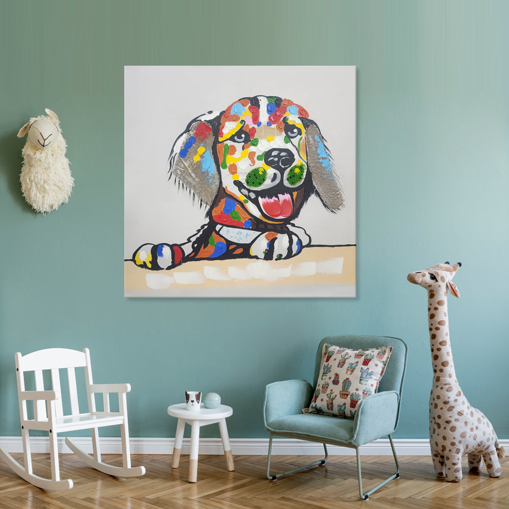 Hand Painted Art, Ready to hang 100x100cm, MTO-290