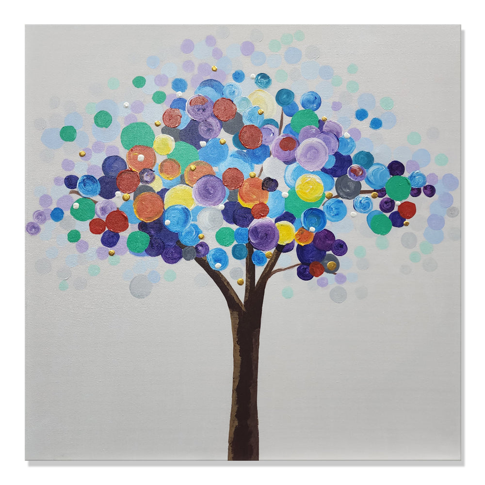 Circle of Life - Hand Painted Art Size 90x90cm