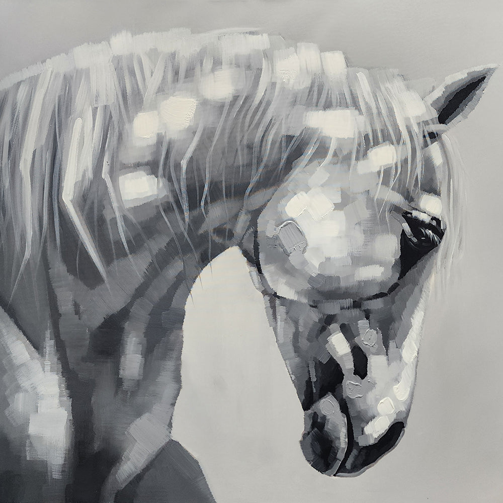 Grace in Motion - Hand Painted Art - 100x100cm - MTO-379