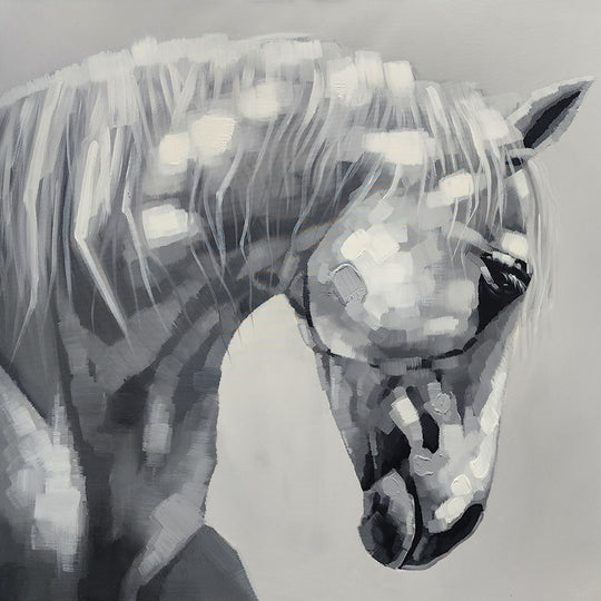 Grace in Motion - Hand Painted Art - 100x100cm - MTO-379