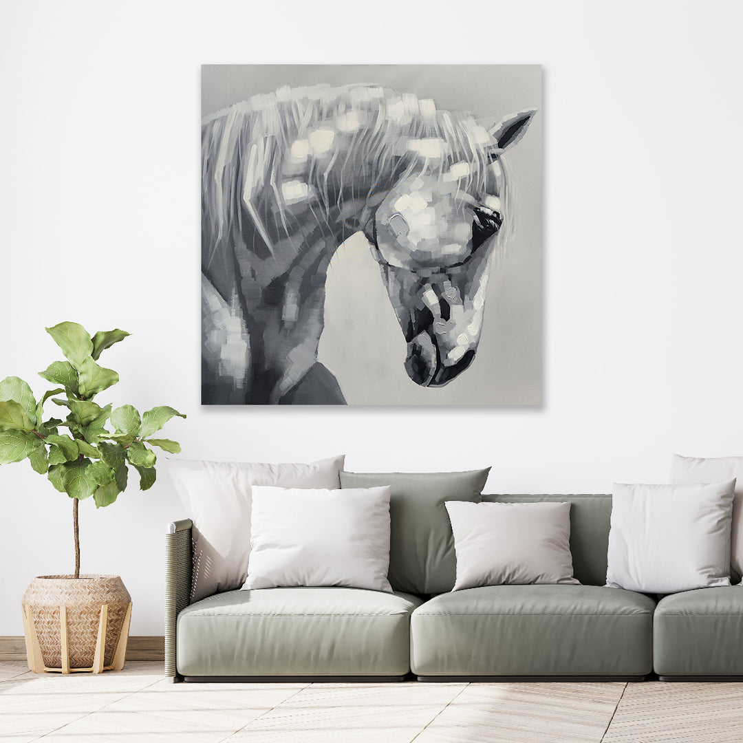 Grace in Motion - Hand Painted Art - 100x100cm - MTO-379