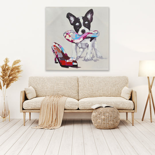 Guilty Pleasures - Hand Painted Art - 100x100cm - MTO-384