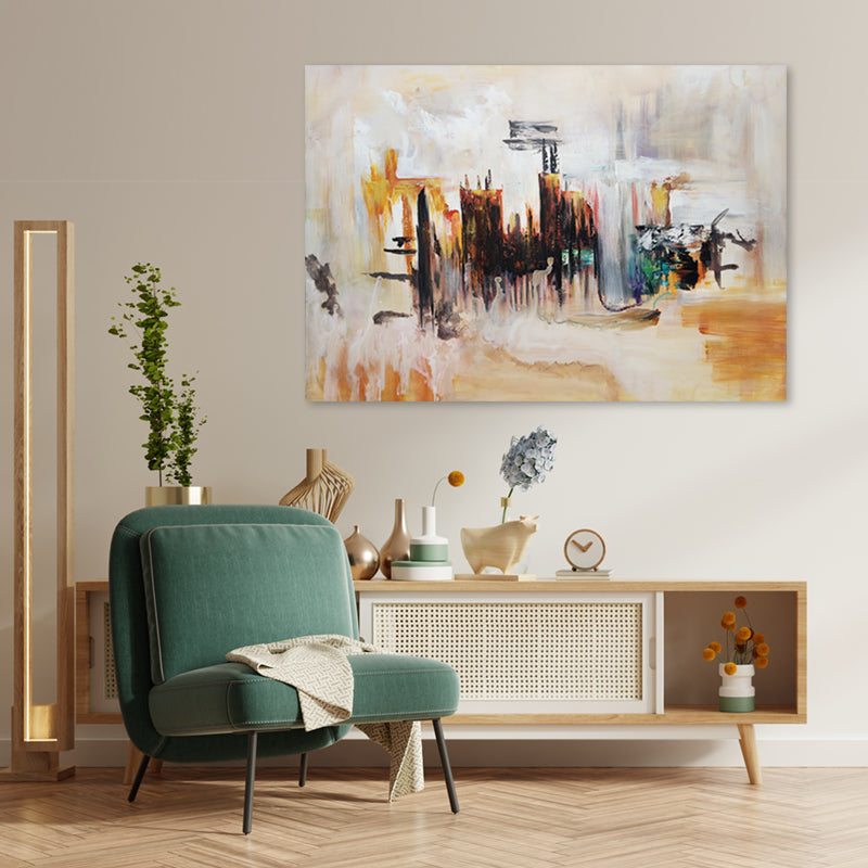 Rust City - Hand Painted Art - MTO-416