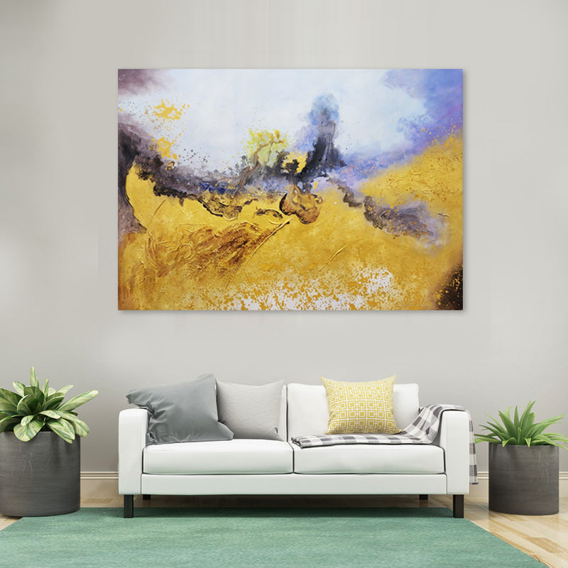 Golden Horizon - Hand Painted Artwork - MTO-420