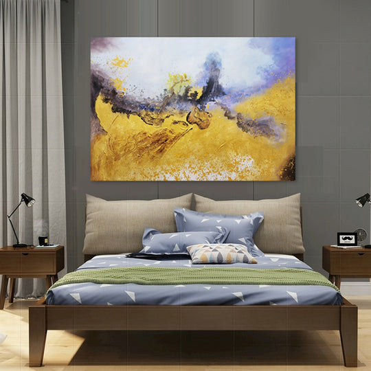 Golden Horizon - Hand Painted Artwork - MTO-420