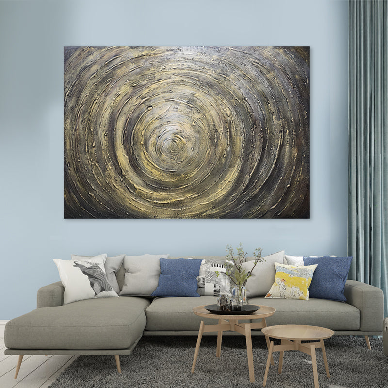 Gilded Resonance - Hand Painted Art - MTO-427