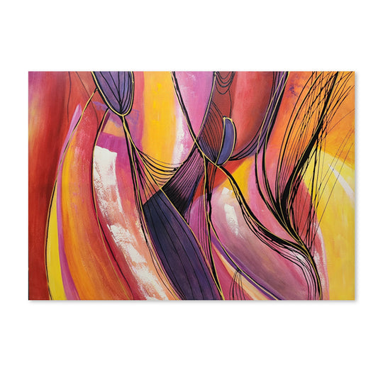 Vivid Flow - Hand Painted Art - MTO-430