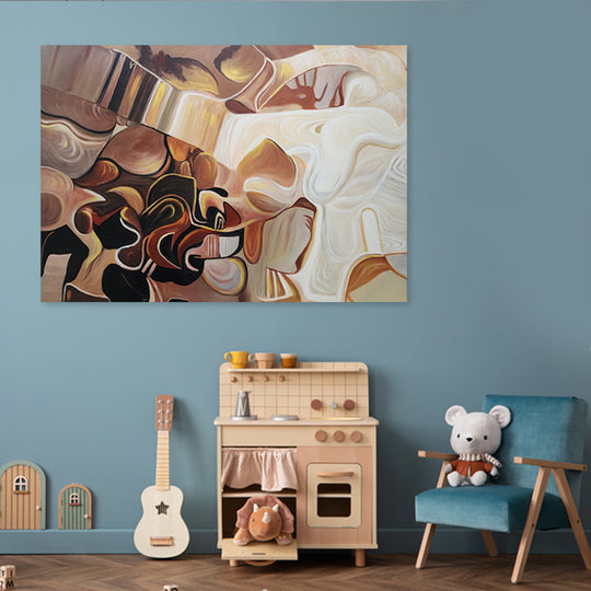 Earthbound Abstraction - Hand Painted Art - MTO-431