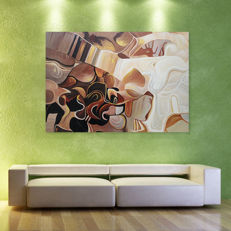 Earthbound Abstraction - Hand Painted Art - MTO-431