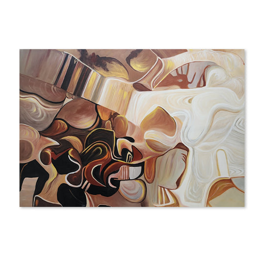 Earthbound Abstraction - Hand Painted Art - MTO-431